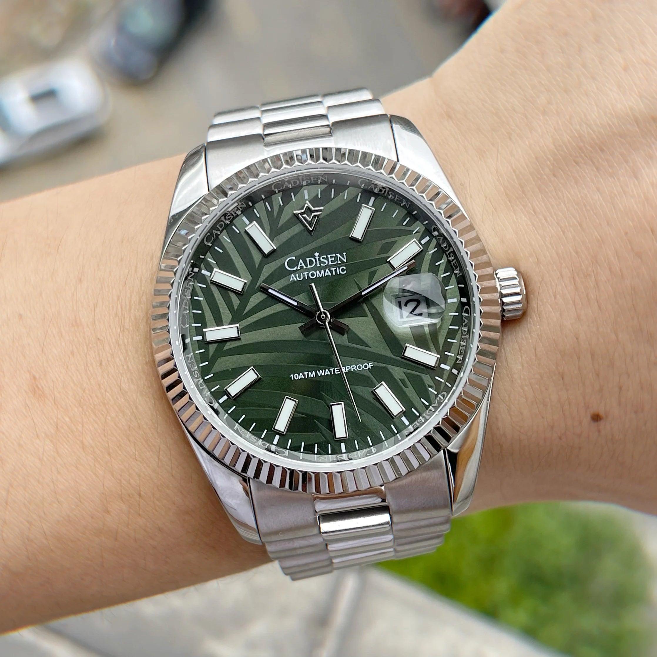 CADISEN Palm Leaf Olive Green C8198 (Automatic) - RUBASO