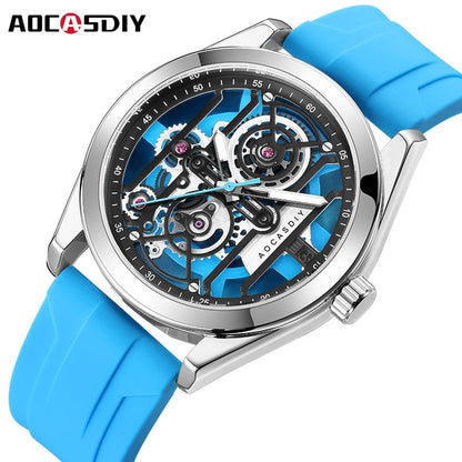 AOCASDIY A6068 Dial Non-Mechanical Hollow Design (Quartz)