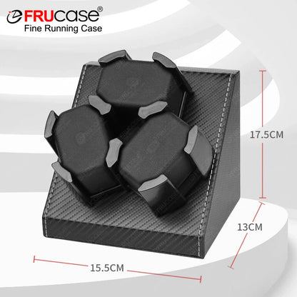 FRUCASE PU Watch Winder for automatic watches automatic winder for 3 watches Watch Box