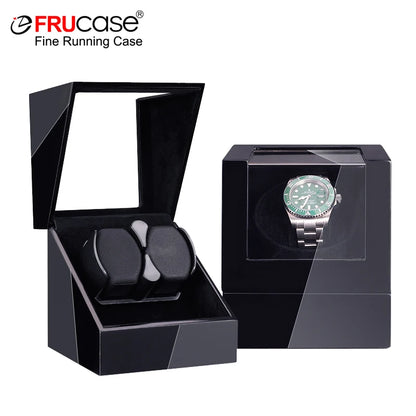 FRUCASE Multicolor Watch Winder For Automatic Watches Watch Box USB Cable with Battery Option 1+0/2+0