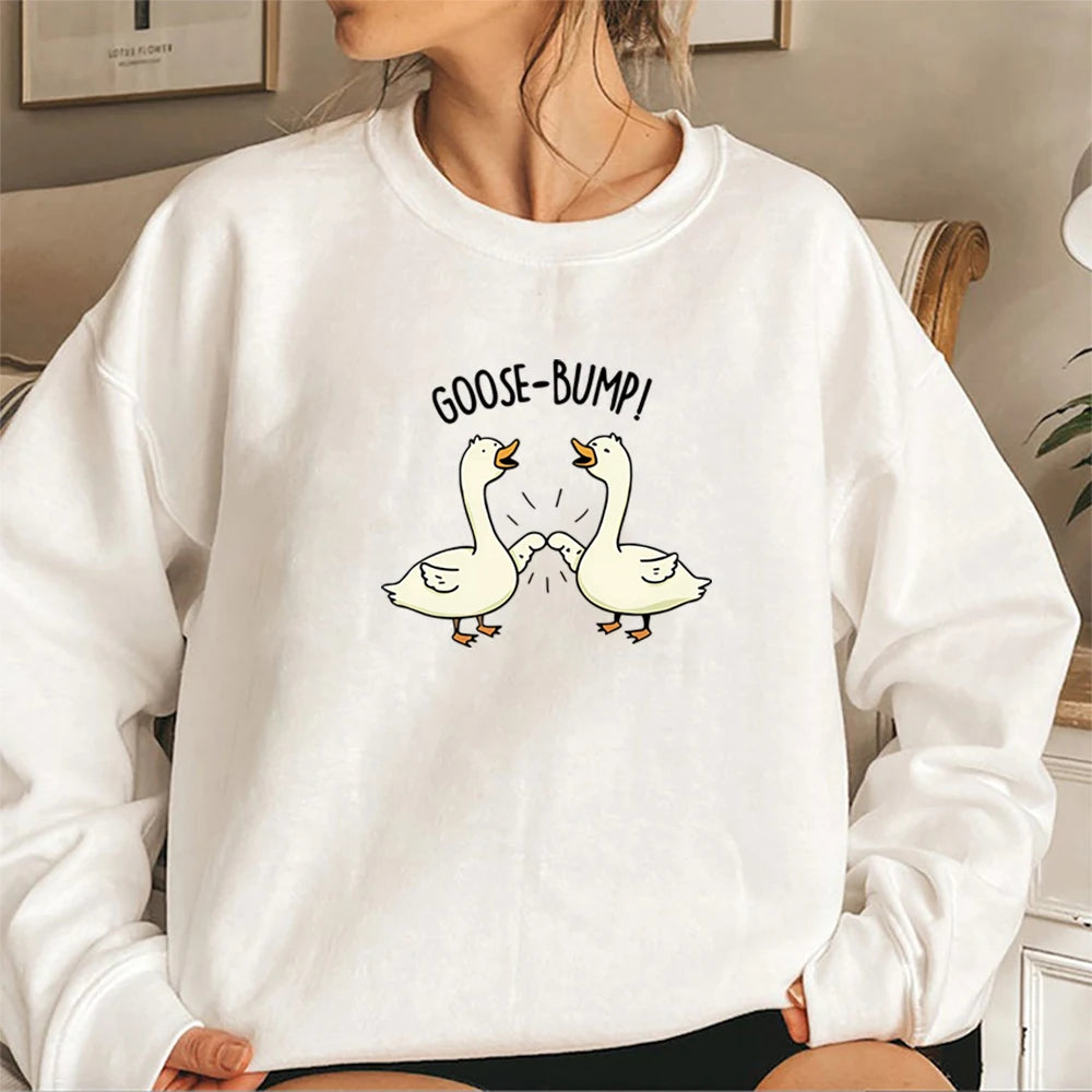 Goose Sweatshirt Cute Crewneck