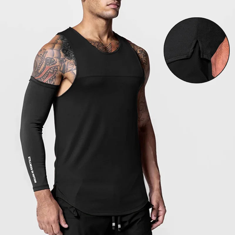 Casual Tank Top Quick Dry Workout Sleeveless Shirt Sportswear