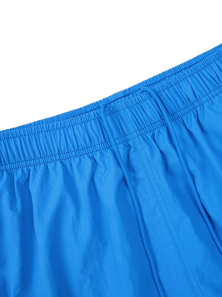 Men’s Solid Polyamide Board Shorts - Summer Beach Essential