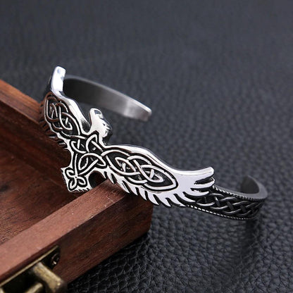 Vintage Viking Raven Eagle Bracelet - RUBASO