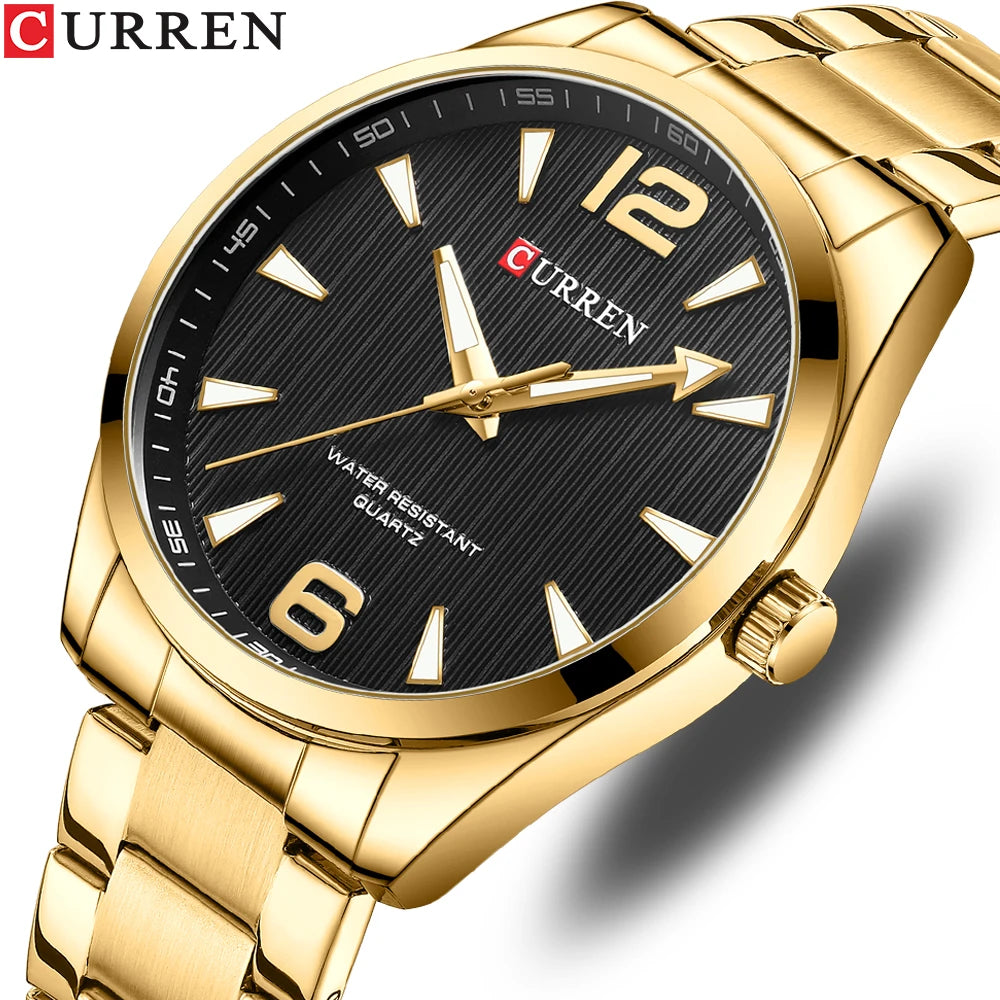 Curren 8434 Fashion Wristwatch with Luminous Hands (Quartz)