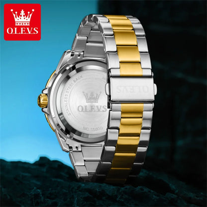 OLEVS Diver Style Classic Fashion Original Date Week Display (Quartz)