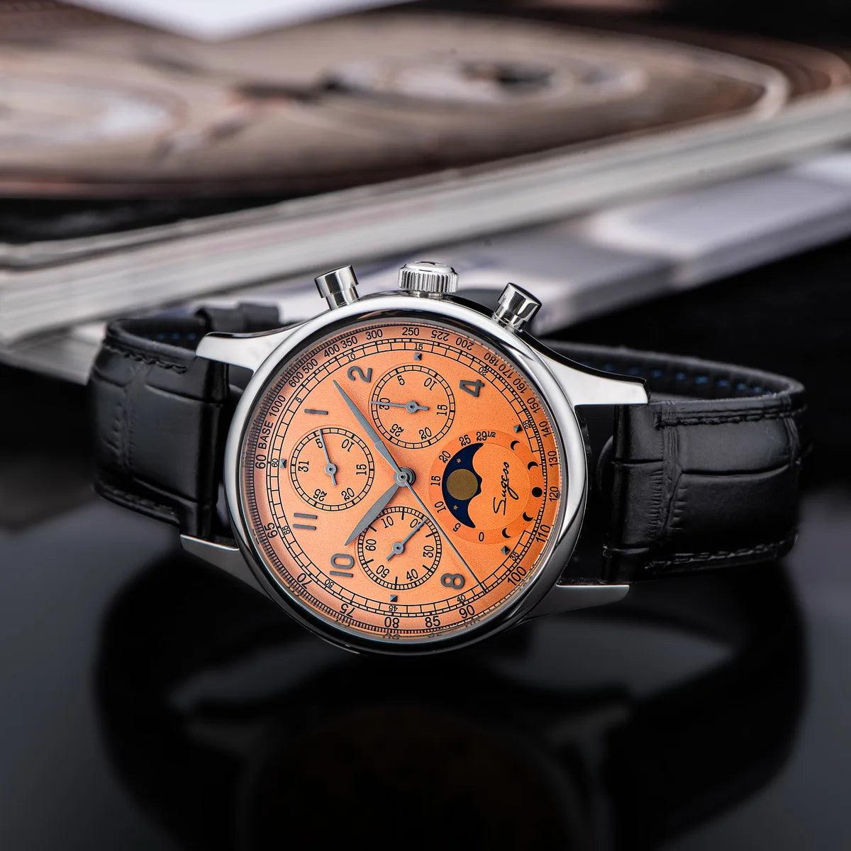 Sugess Tianjin Chronograph Moonphase S389-2 (Mechanical) - RUBASO