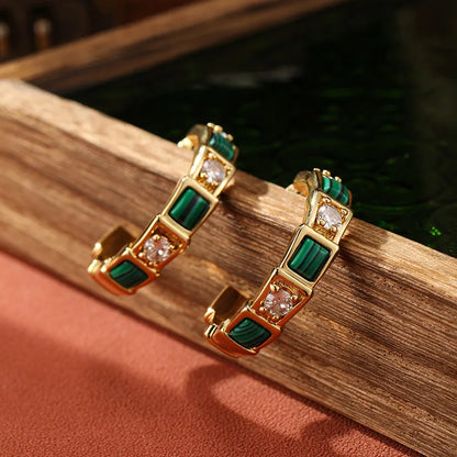 SUYU Spring and Autumn Women's Luxury Retro Fashion Exquisite Earrings 2024 New Trendy and Grand Earrings Festival Gift