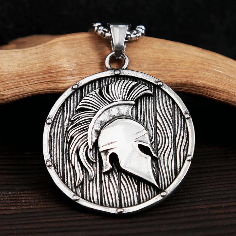 NORTHMAN Spartan Pendant Warrior Necklace - RUBASO