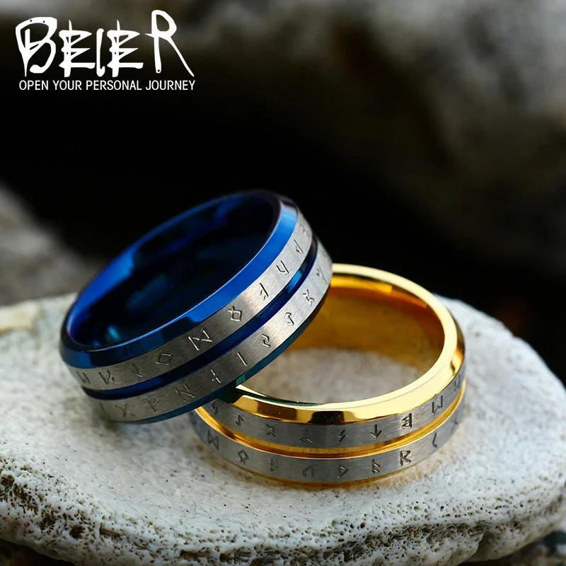 BEIER Men's Wedding Ring - Model BR-R224 - RUBASO