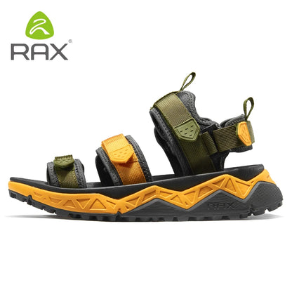 Rax Men's Hiking Shoes Breathable Lightweight Outdoor Sports Sandals Shoes Men Beach Sneakers Quick Drying Fishing Shoes Men 466