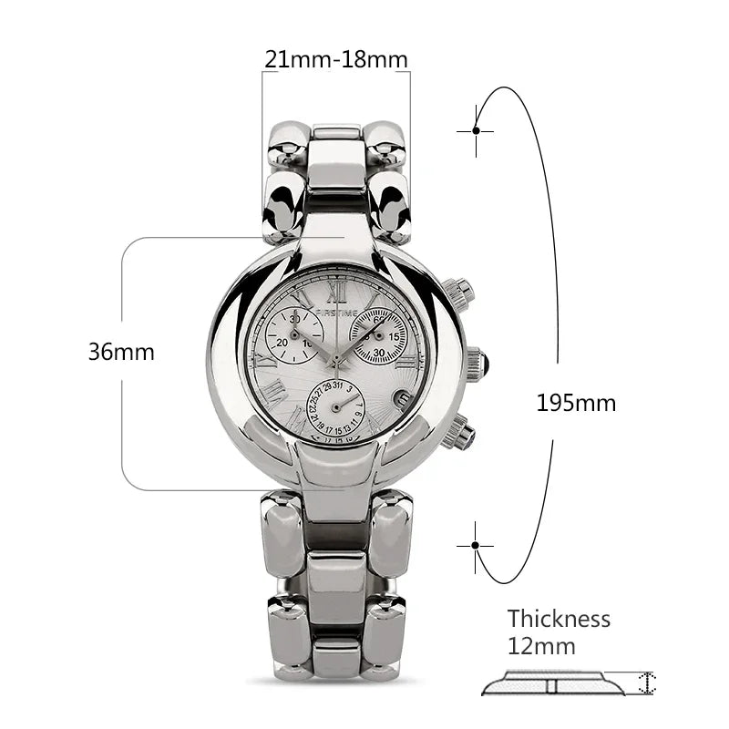 BERNY Auto Date Chronograph Waterproof Design (Quartz)