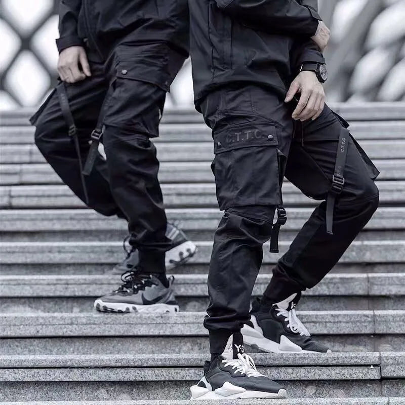 Multi-Pocket Streamer Techwear Cargo Pants Tactical