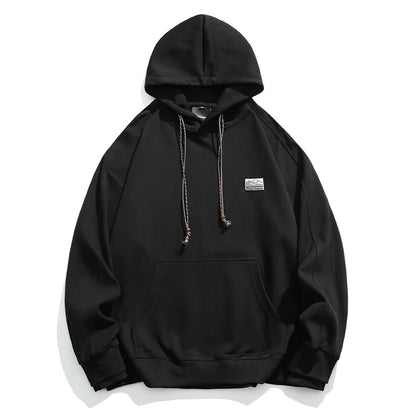 Mountain Streetwears Casual Solid Hooded Hoodie