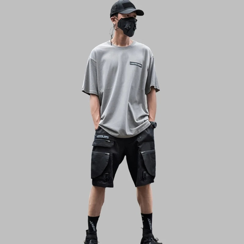 Techwear High Street Reflective Light T-Shirt