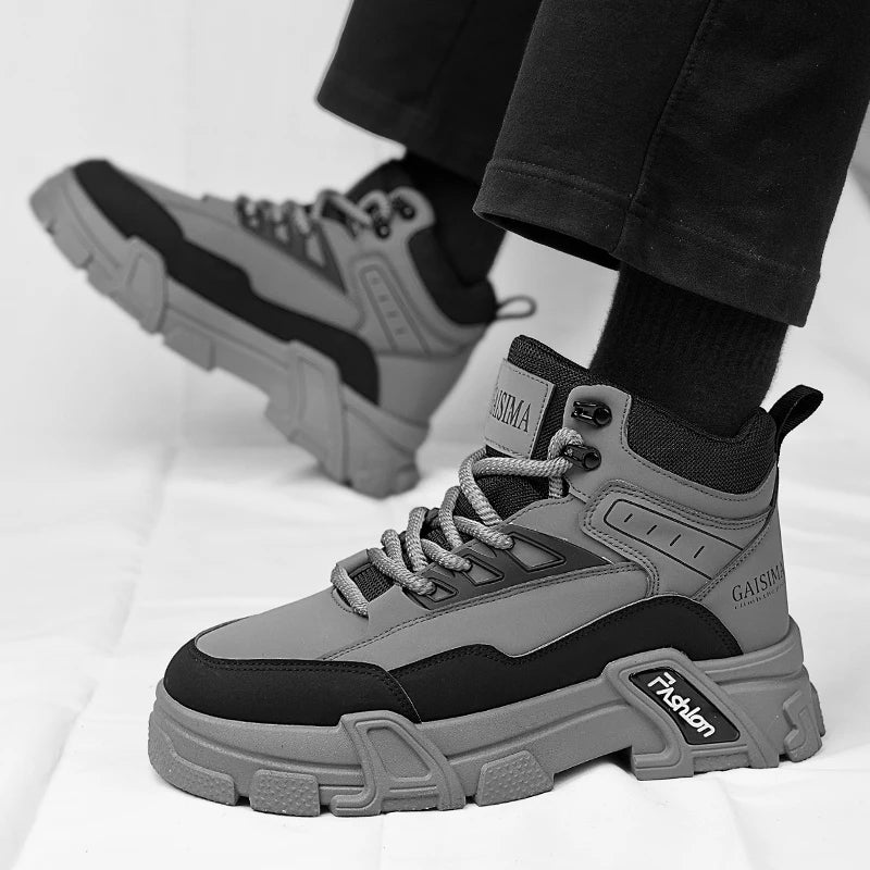 CYYTL Mens Boots Casual Winter Shoes Outdoor Work Ankle Cowboy Tactical Chelsea Hiking Platform Leather Designer Luxury Sneakers