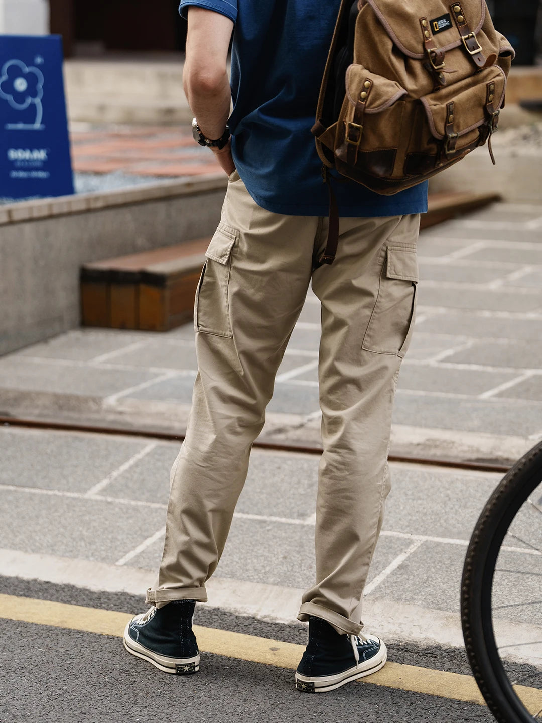 Summer New Regular Straight Cargo Pants