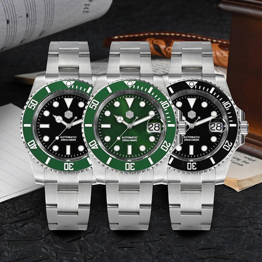 San Martin 20Bar Diver Luxury Business SN0017G-B (Automatic) - RUBASO