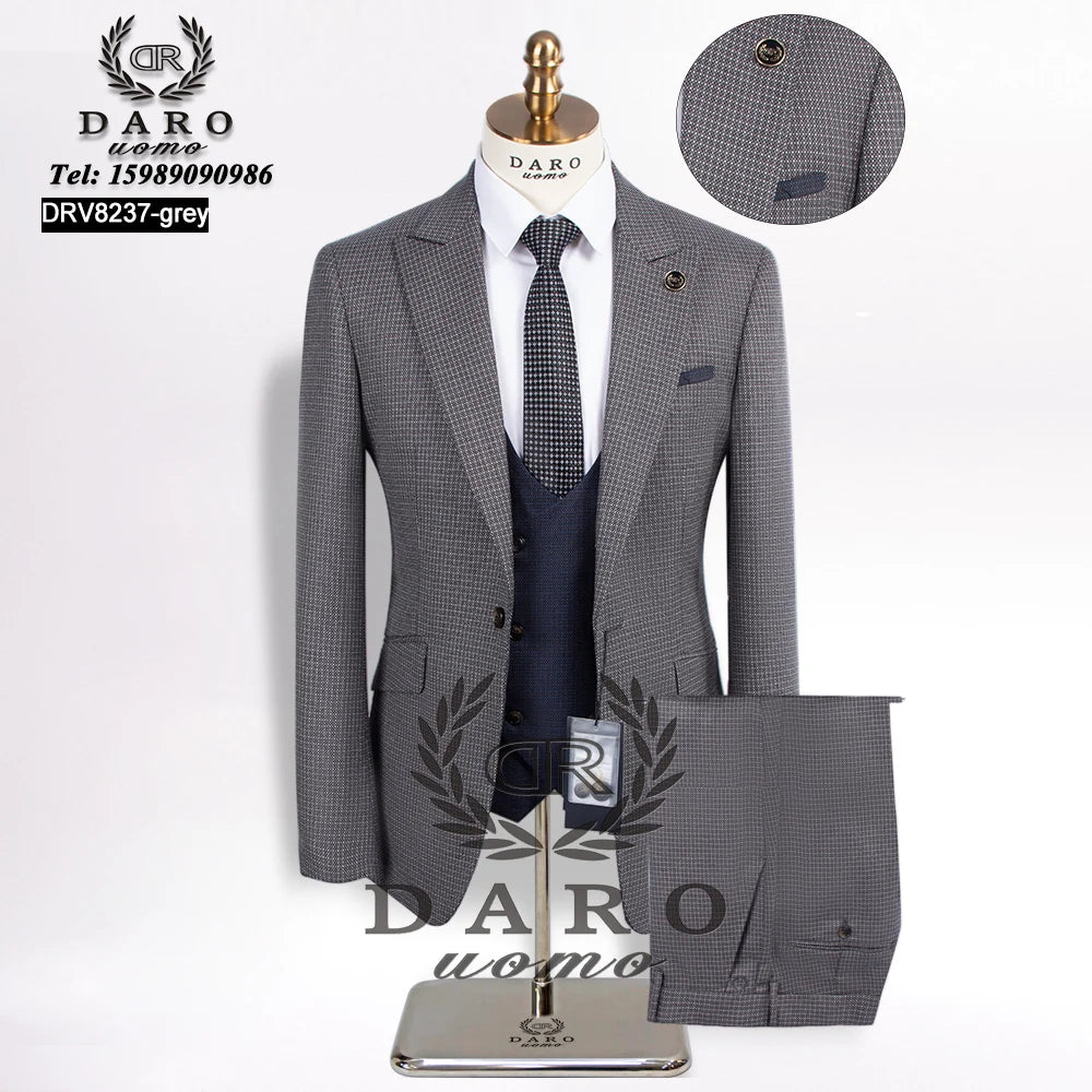 The Black Rose Premium Daro Uomo Wedding Suit DRV8237 (Two-Piece)