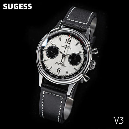 Sugess 1963 Pilot Chronograph Air Force (Mechanical) - RUBASO