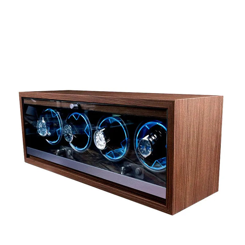 ABDO Luxury Wooden Box with Auto Watch Winder