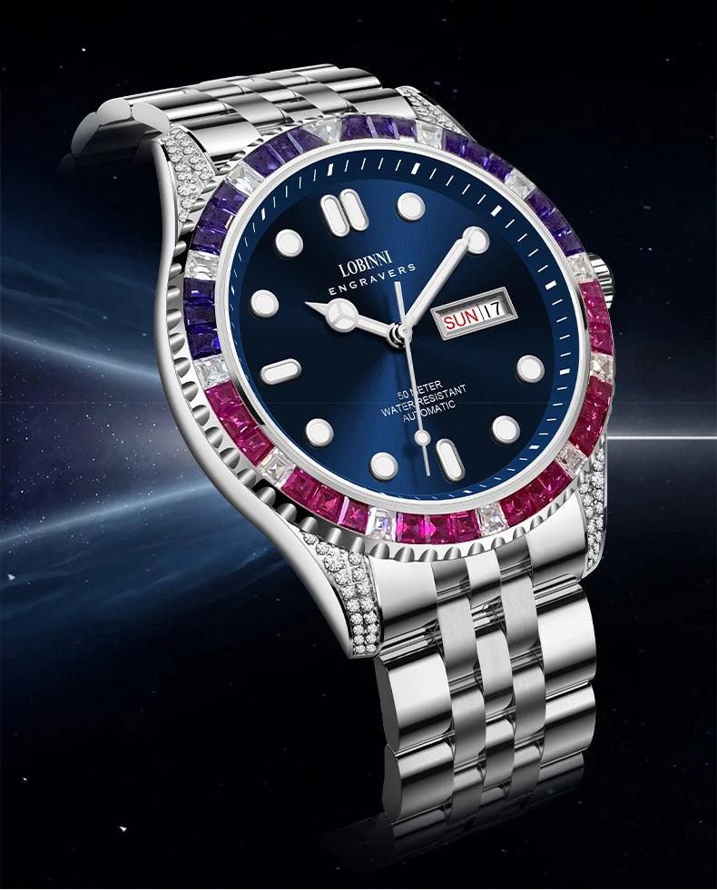 Lobinni Engravers Diamond Bezel (Automatic) - RUBASO