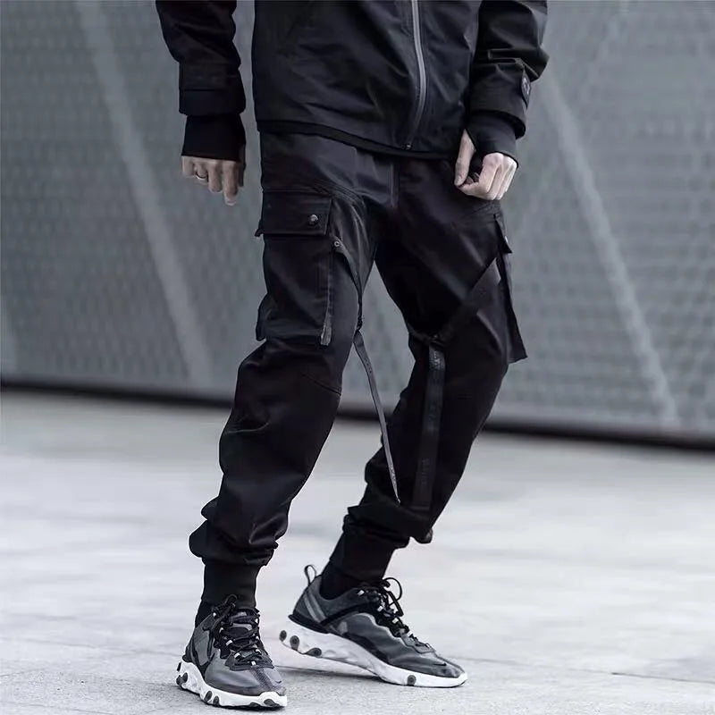 Multi-Pocket Streamer Techwear Cargo Pants Tactical