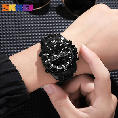 Skmei 1850 Analog - Digital Watch | Versatile & Sporty (Digital - Quartz)