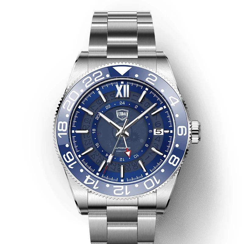 Lobinni Ambassador GMT 19023 (Mechanical) - RUBASO