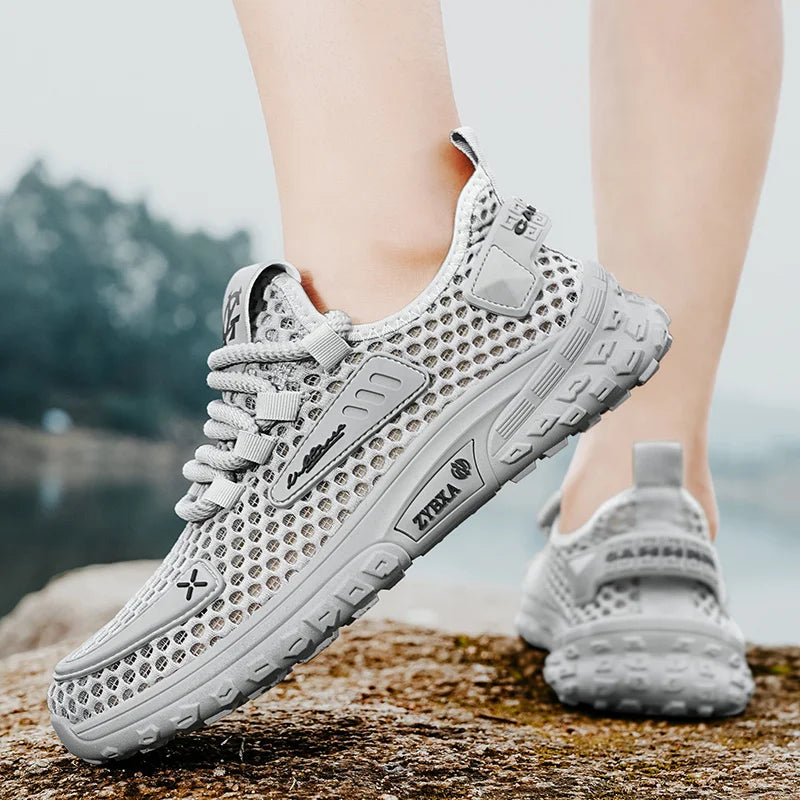 CYYTL Mesh Men Shoes Sneakers Summer Outdoor Casual Tennis Breathable Platform Hiking Walking Sport Running Designer Luxury Work