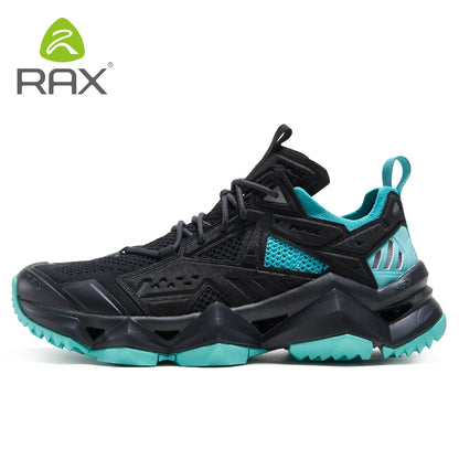 RAX Running Shoes Men&Women Outdoor Sport Shoes Breathable Lightweight Sneakers Air Mesh Upper Anti-slip Natural Rubber Outsole