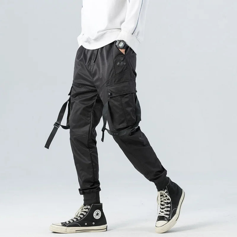 Multi-Pocket Streamer Techwear Cargo Pants Tactical