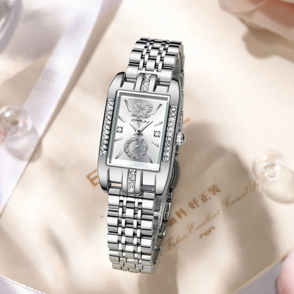 CRRJU 5017 Luxury Rhinestone Fashion Elegant Wristwatch (Quartz)