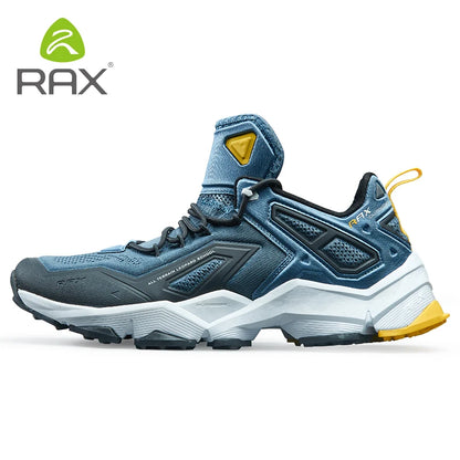 RAX Running Shoes Men&Women Outdoor Sport Shoes Breathable Lightweight Sneakers Air Mesh Upper Anti-slip Natural Rubber Outsole