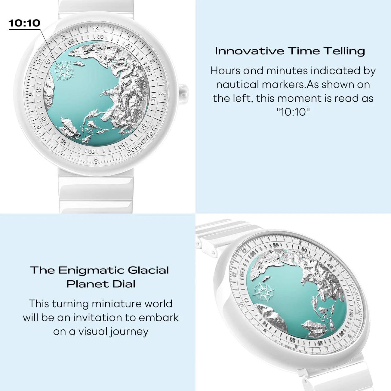 CIGA Design U Series Blue Planet Ice Age (Automatic) - RUBASO