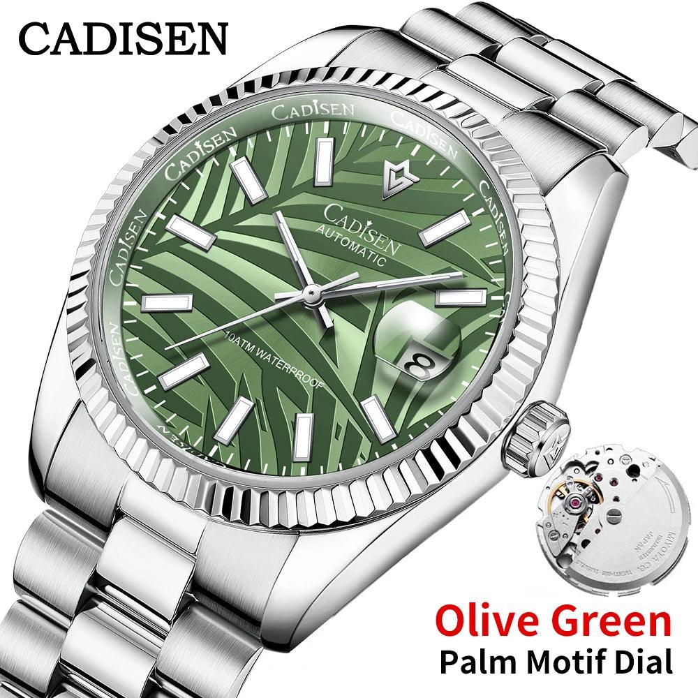 CADISEN Palm Leaf Olive Green C8198 (Automatic) - RUBASO