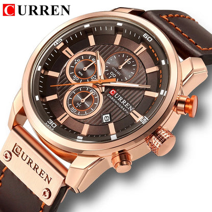 Curren 8291 Chronograph Wristwatch - Fashion & Casual Design (Quartz)