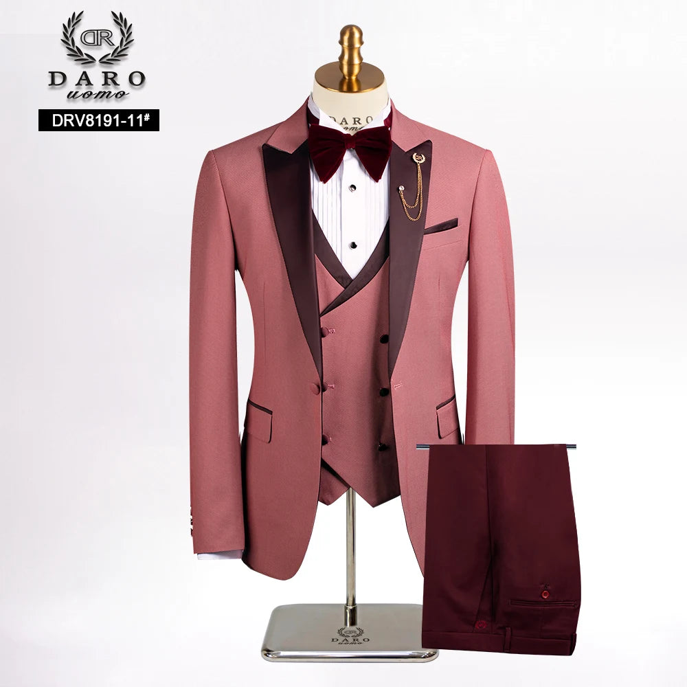 The Black Rose Premium Daro Uomo Wedding Suit DRV8191 (Two-Piece)