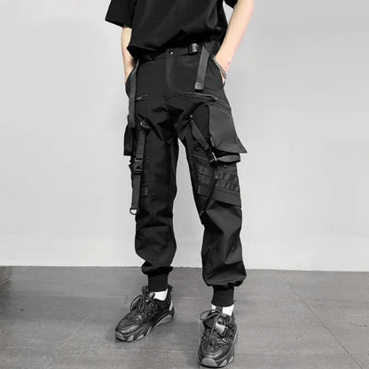 Tactical Cargo Pants – Multi-Pocket Design with Zipper Fly, High Street Techwear