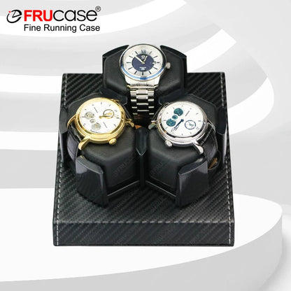 FRUCASE PU Watch Winder for automatic watches automatic winder for 3 watches Watch Box