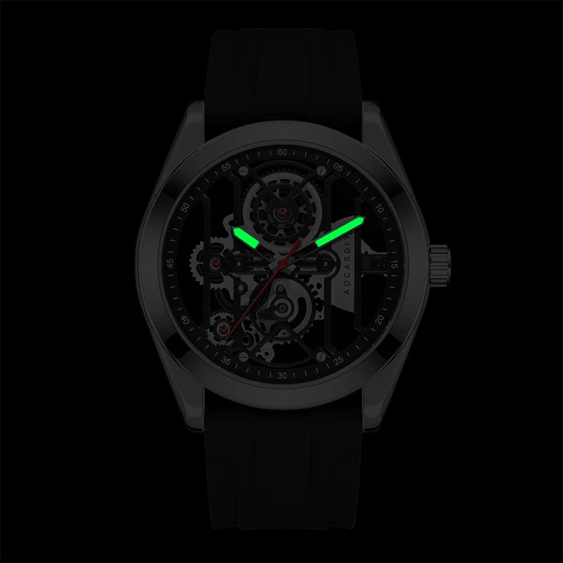 AOCASDIY A6068 Dial Non-Mechanical Hollow Design (Quartz)