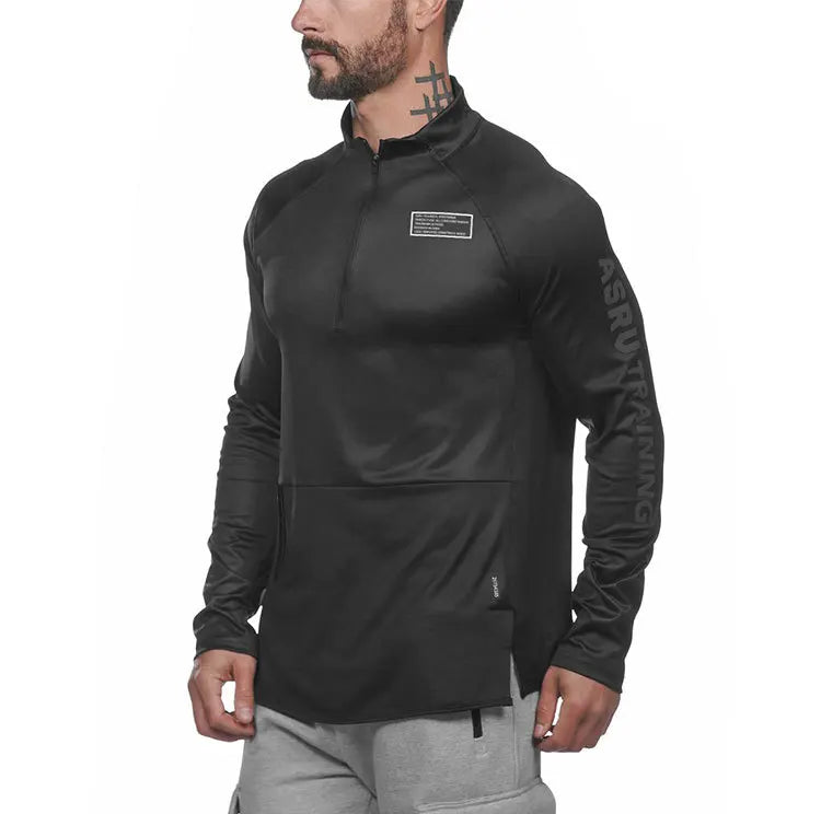 Fitness Light Reflecting Hoodie – Zipper Pocket Sweatshirt