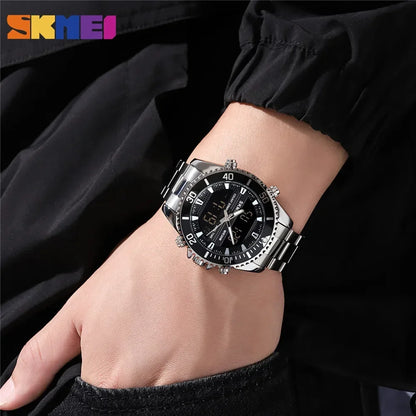 Skmei 1850 Analog - Digital Watch | Versatile & Sporty (Digital - Quartz)