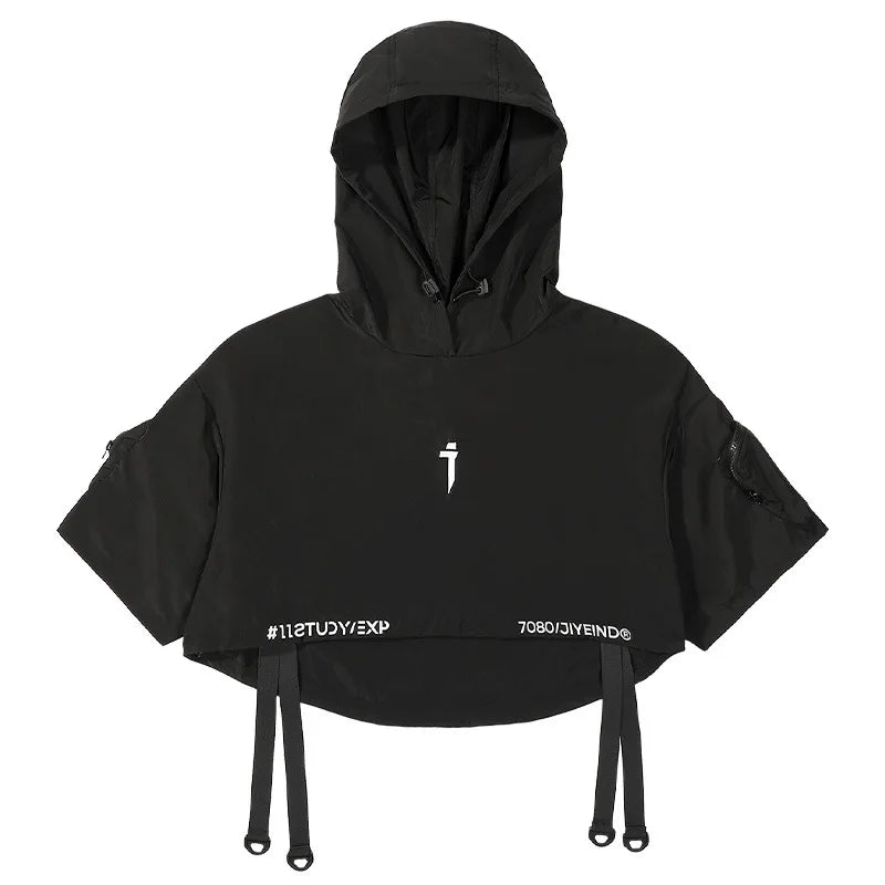 Stealth DARK Functional Hooded Short Coat