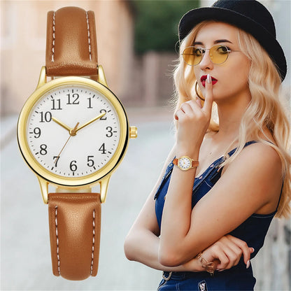 Retro Watch: Simple Design Casual Dress Appeal