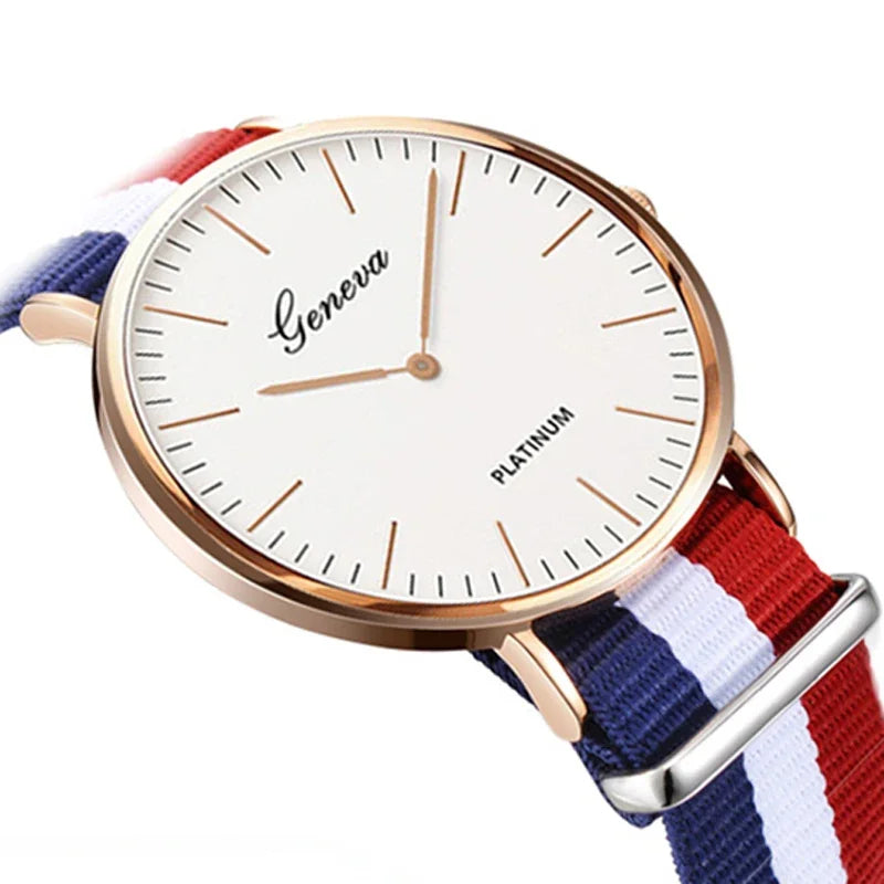 Geneva Casual Unisex Watch (Quartz)