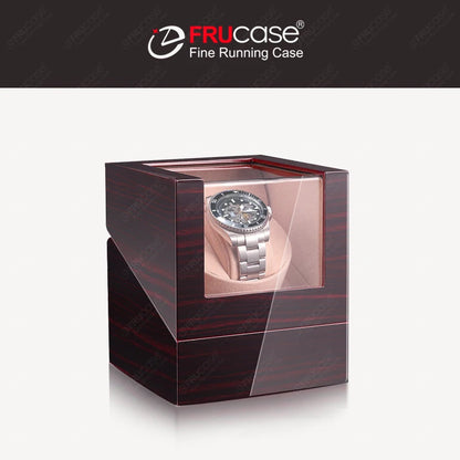 FRUCASE Multicolor Watch Winder For Automatic Watches Watch Box USB Cable with Battery Option 1+0/2+0