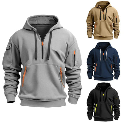 Cotton Pullover Hoodie – Loose Fit for Comfort