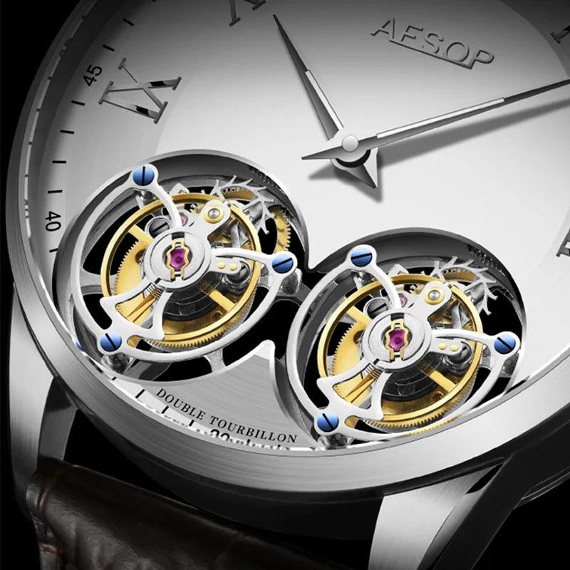 Aesop Double Tourbillon Limited Edition Skeleton (Mechanical) - RUBASO