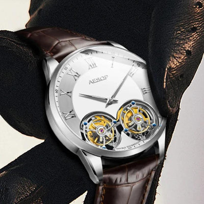 Aesop Double Tourbillon Limited Edition Skeleton (Mechanical) - RUBASO